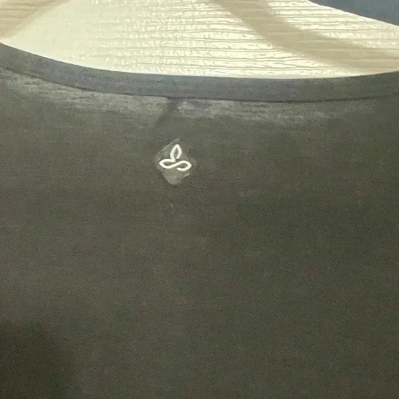 Womens prAna Black White Squiggly Design Skirted Dress Large - Picture 7 of 8